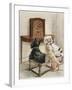 Three Dogs Enjoy a Radio Broadcast-Marjorie Turner-Framed Photographic Print