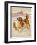 Three Dogs Playing in the Snow, 1881-John Charlton-Framed Giclee Print