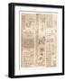 Three drawings, c1472-c1519 (1883)-Leonardo Da Vinci-Framed Giclee Print