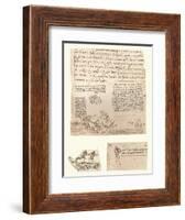 Three drawings, c1472-c1519 (1883)-Leonardo Da Vinci-Framed Giclee Print