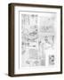 Three drawings illustrating the theory of the movements of the human figure, c1472-c1519 (1883)-Leonardo Da Vinci-Framed Giclee Print