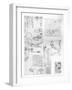 Three drawings illustrating the theory of the movements of the human figure, c1472-c1519 (1883)-Leonardo Da Vinci-Framed Giclee Print