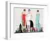 Three Dresses by Beer, Premet and Martial Et Armand-null-Framed Photographic Print