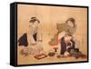 Three Drunken Women-Isoda Koryusai-Framed Stretched Canvas