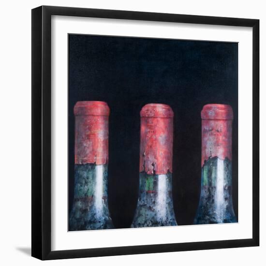 Three Dusty Clarets, 2012-Lincoln Seligman-Framed Giclee Print