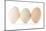 Three Eggs on White Background-Matt Freedman-Mounted Photographic Print