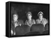 Three Elderly Ladies Watching "Carmen" in New York Theater-Yale Joel-Framed Stretched Canvas