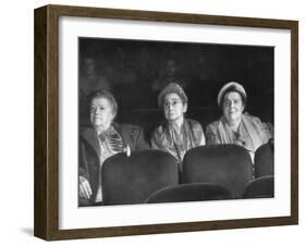 Three Elderly Ladies Watching "Carmen" in New York Theater-Yale Joel-Framed Photographic Print