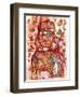 Three Elephants-Oxana Zaika-Framed Giclee Print