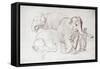 Three Elephants-Rembrandt van Rijn-Framed Stretched Canvas