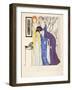 Three Empire Line Dresses from 'Les Robes De Paul Poiret' Pub. 1908 (Pochoir Print)-Paul Iribe-Framed Giclee Print