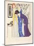 Three Empire Line Dresses from 'Les Robes De Paul Poiret' Pub. 1908 (Pochoir Print)-Paul Iribe-Mounted Giclee Print