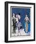 Three Evening Outfits by Drecoll, Premet and Paul Poiret-null-Framed Art Print