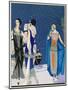 Three Evening Outfits by Drecoll, Premet and Paul Poiret-null-Mounted Art Print