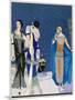 Three Evening Outfits by Drecoll, Premet and Paul Poiret-null-Mounted Art Print