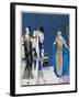 Three Evening Outfits by Drecoll, Premet and Paul Poiret-null-Framed Art Print