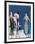 Three Evening Outfits by Drecoll, Premet and Paul Poiret-null-Framed Art Print