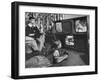 Three Eyed TV Monster Created by Ulises Sanabria Which Permits Two and Three Screen Viewing-Francis Miller-Framed Photographic Print