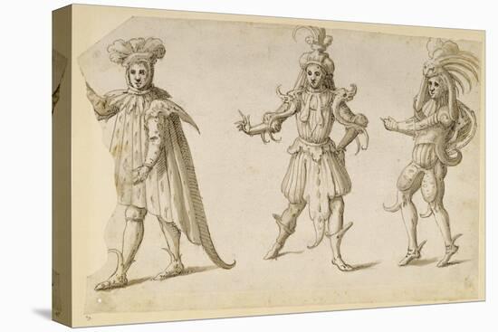 Three Fays, C.1611-Inigo Jones-Stretched Canvas