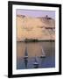 Three Feluccas on the River Nile, Aswan, Nubia, Egypt, North Africa, Africa-Sylvain Grandadam-Framed Photographic Print