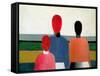 Three Female Figures, 1928-32-Kasimir Malevich-Framed Stretched Canvas