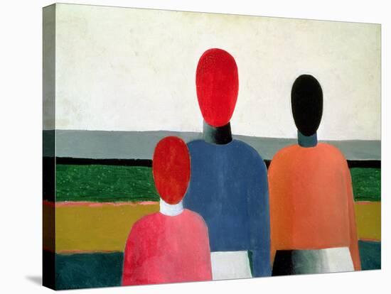 Three Female Figures, 1928-32-Kasimir Malevich-Stretched Canvas