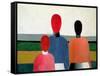 Three Female Figures, 1928-32-Kasimir Malevich-Framed Stretched Canvas