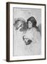 Three Female Heads with One Sleeping, 1637-Rembrandt van Rijn-Framed Giclee Print