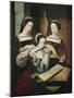 Three Female Musicians-null-Mounted Giclee Print