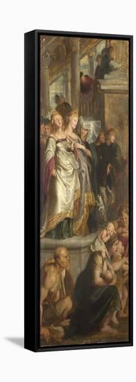 Three Female Witnesses. Sketch for High Altarpiece, St Bavo, Ghent, 1612-Peter Paul Rubens-Framed Stretched Canvas