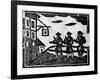 Three Fiddlers, from A Book of Roxburghe Ballads-null-Framed Giclee Print