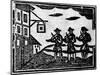 Three Fiddlers, from A Book of Roxburghe Ballads-null-Mounted Giclee Print