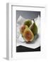 Three Figs on Paper, One Halved-Foodcollection-Framed Photographic Print