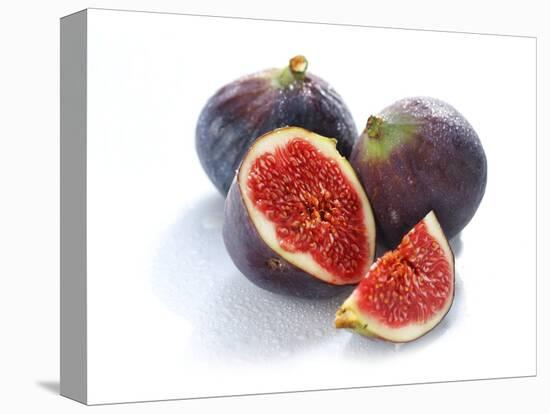 Three Figs, One Cut Open-Kröger and Gross-Stretched Canvas