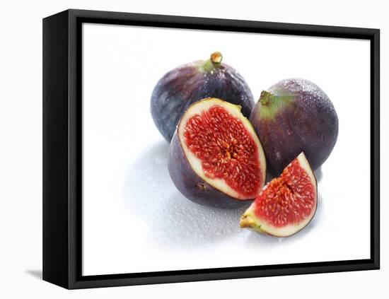 Three Figs, One Cut Open-Kröger and Gross-Framed Stretched Canvas