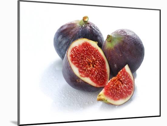 Three Figs, One Cut Open-Kröger and Gross-Mounted Photographic Print