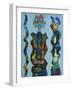 Three Figures, 1965-Eileen Agar-Framed Giclee Print