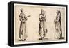 Three Figures-Israel Henriet-Framed Stretched Canvas