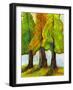 Three Fir Trees-Blenda Tyvoll-Framed Giclee Print