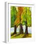 Three Fir Trees-Blenda Tyvoll-Framed Giclee Print