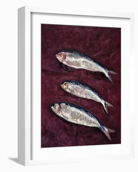 Three Fish, 1997-Peter Davidson-Framed Giclee Print