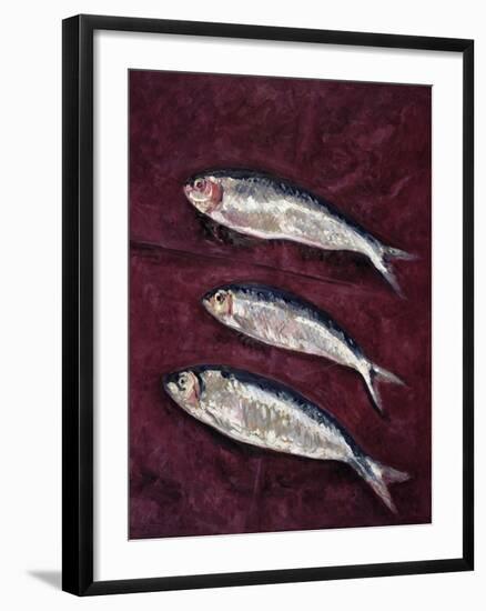 Three Fish, 1997-Peter Davidson-Framed Giclee Print