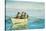 Three Fishermen in a Boat-Michael Ancher-Stretched Canvas
