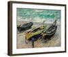 Three Fishing Boats, 1886-Claude Monet-Framed Premium Giclee Print