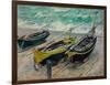 Three Fishing Boats, 1886-Claude Monet-Framed Giclee Print