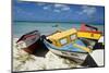 Three Fishing Boats Aruba-George Oze-Mounted Photographic Print