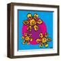 Three Flowers-Yaro-Framed Art Print