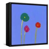 Three flowers-Marie Bertrand-Framed Stretched Canvas
