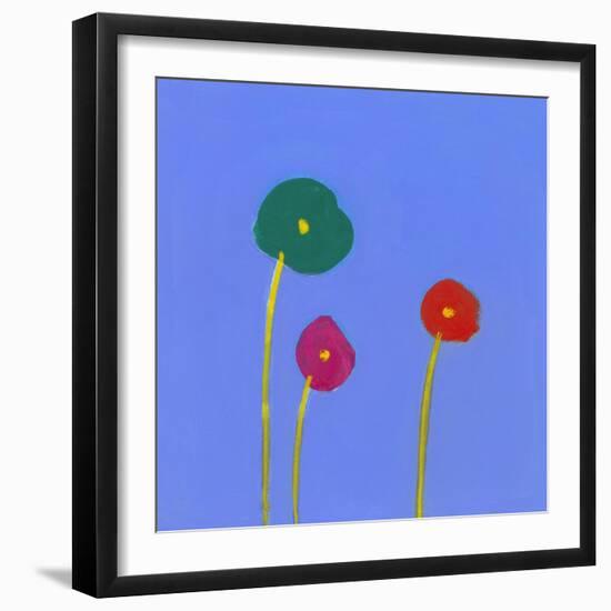 Three flowers-Marie Bertrand-Framed Giclee Print