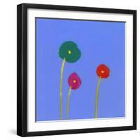 Three flowers-Marie Bertrand-Framed Giclee Print